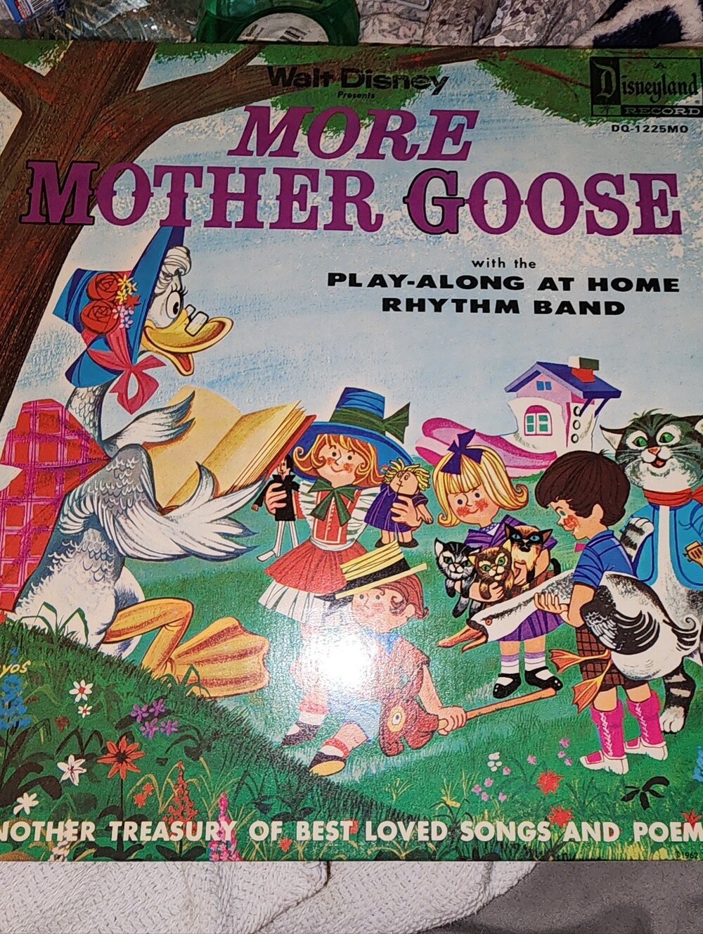Disney More Mother Goose Colorful Illustrated Record Cover